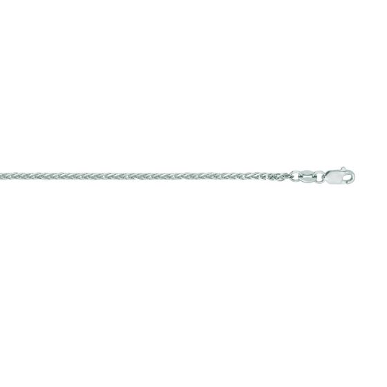 14K Gold 1.8 mm Square Wheat Chain 