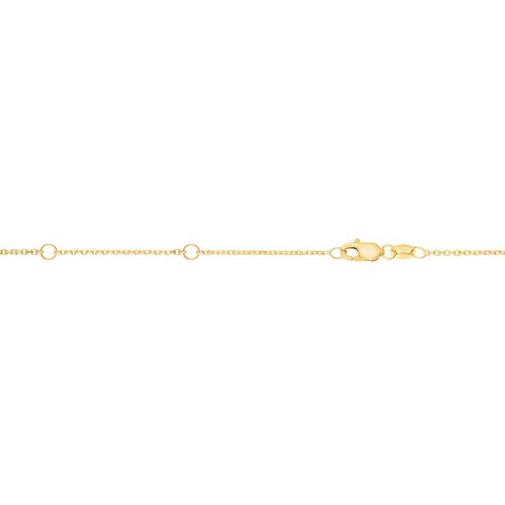  .8mm Extendable Diamond Cut Cable Chain 