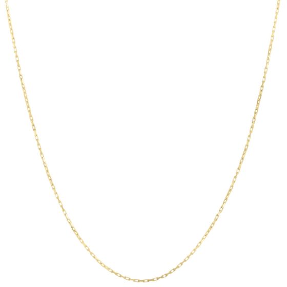 10K Gold 1.3mm French Cable Chain