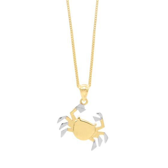 10K Crab Necklace