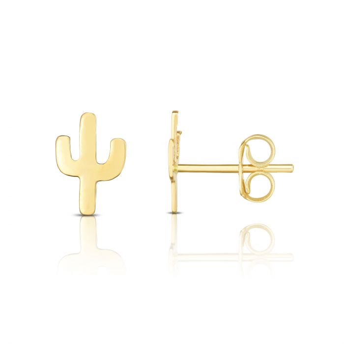 Mini cactus earrings