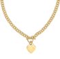Gold Over Silver Heart Toggle