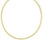 14K & Silver 4mm Reversible Bi Metal Omega