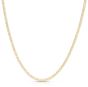 10K 3.3mm Two-Tone Fancy Ice Chain