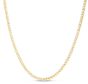 14K 4mm Round Pave Franco Chain