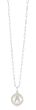 Silver-18K Prosecco Initials Letter A Necklace