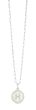 Silver-18K Prosecco Initials Letter H Necklace