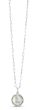 Silver-18K Prosecco Initials Letter L Necklace