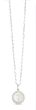 Silver-18K Prosecco Initials Letter T Necklace