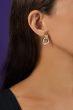 14K Two Tone Door Knocker Hoops