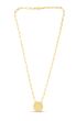 14K Gold Disc Necklace