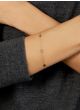 14K Alternating Clover Bracelet