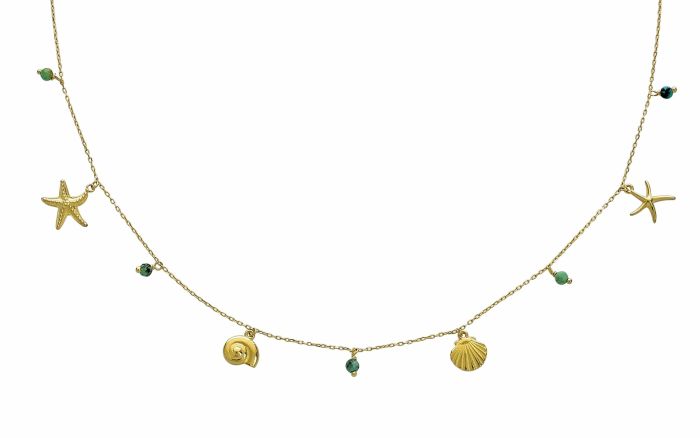 14K Sealife Necklace