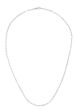 14K Gold 2.1mm Paperclip Chain