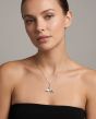 Silver Whale Tail Pendant