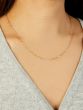 14K Mini Infinity Link Necklace