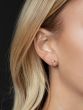 14K Open Circle Stud Earrings
