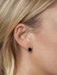 14K Black Onyx Square Stud
