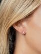 14K Flat Back Triangle Earrings