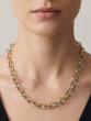 Silver & 18K Lucida Classic Oval Link Necklace