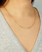 14K Large Infinity Link Necklace