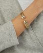 14K & Diamond Double Row Bold Venetian Cuff