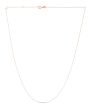 14K Gold 0.8mm Extendable Classic Cable Chain