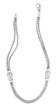 Sterling Silver Double Strand Woven Necklace 