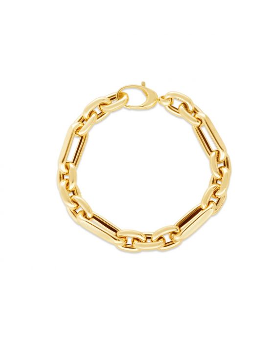 Royal Chain 14K Gold Enamel Unicorn Bracelet RC9771-0550