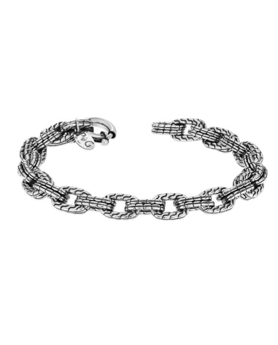 Double Woven Link Men's Bracelet