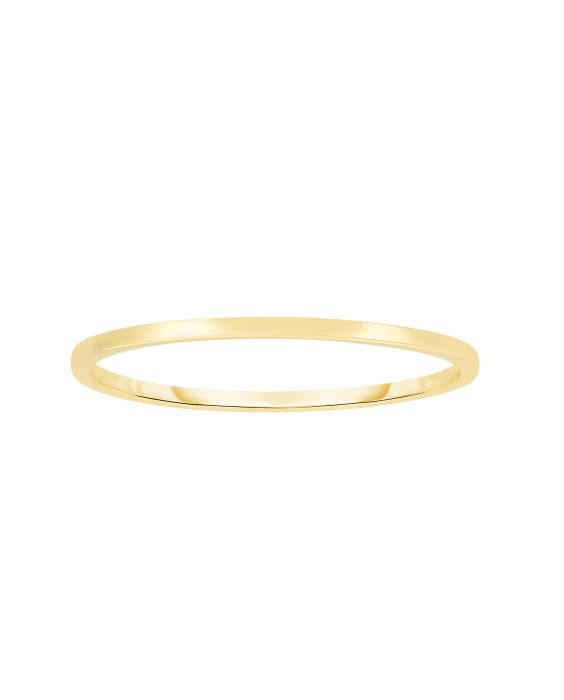 14K Gold Polished Band Ring