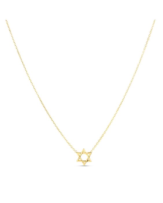 14K Star of David Necklace