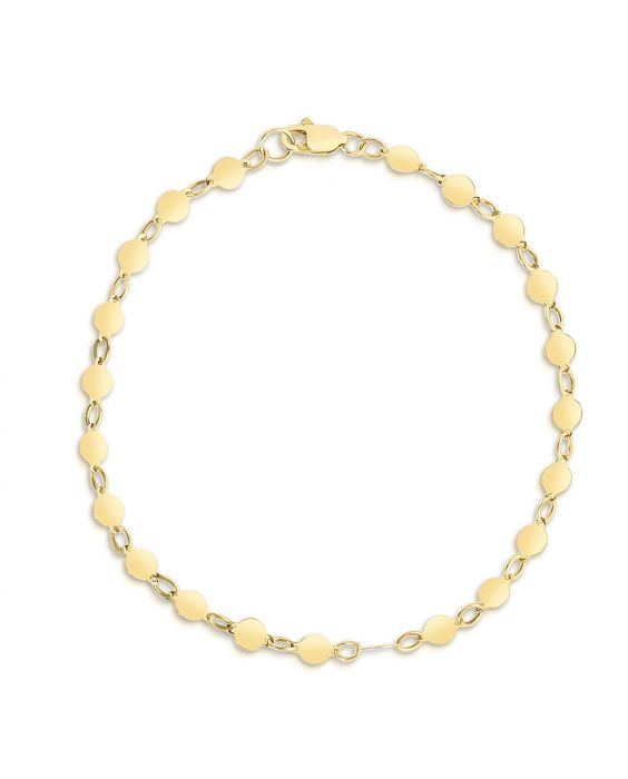 RC8242 14K Gold Polished Mirror Chain | Royal Chain Group