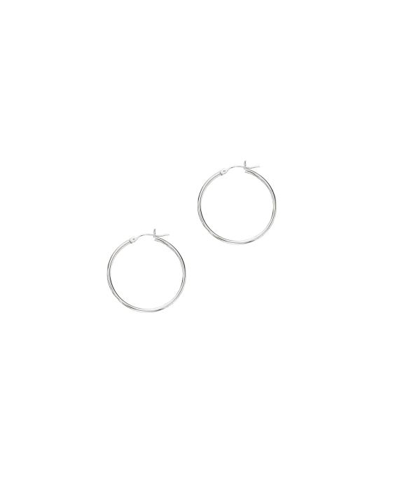 14K Gold 2x30mm Hoops