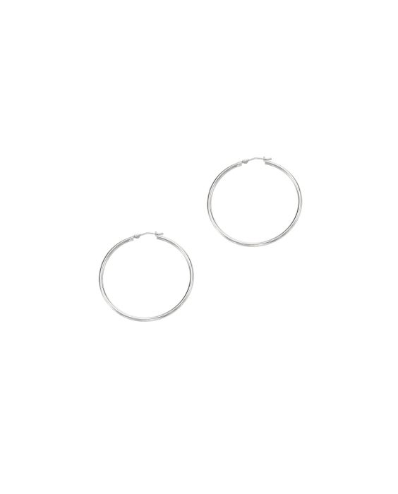 14K Gold 2x40mm Hoops