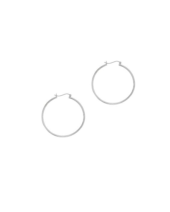 14K Gold 1.5x40mm Hoops