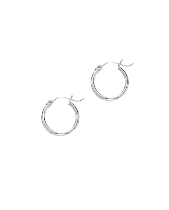14K Gold 2x20mm Hoops