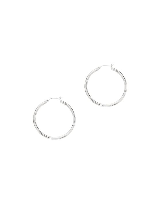 14K Gold 3x40mm Hoops
