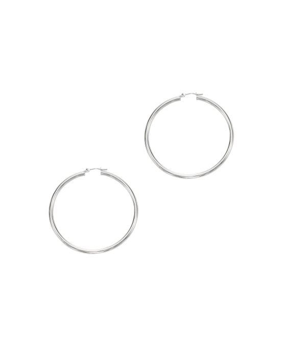 14K Gold 3x50mm Hoops