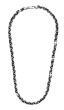 Silver 7.7mm Men's Gunmetal Anchor Chain Chain