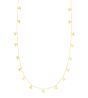  14K Gold Dangling Hearts Necklace