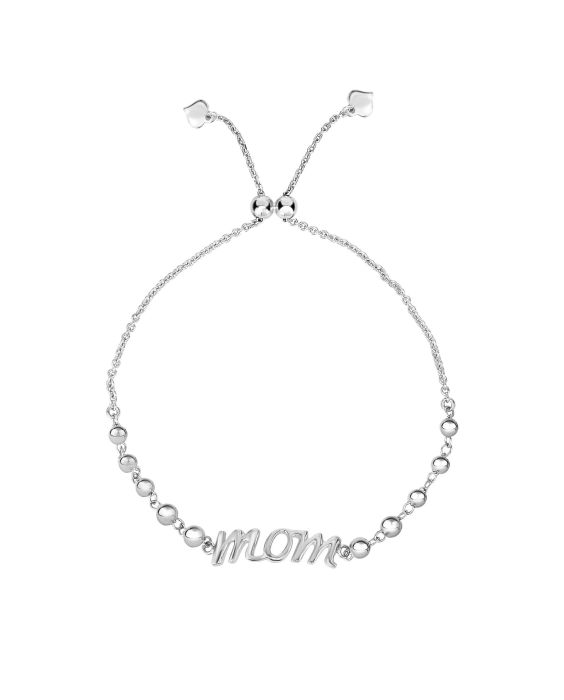 Sterling Silver Mom Friendship Bracelet