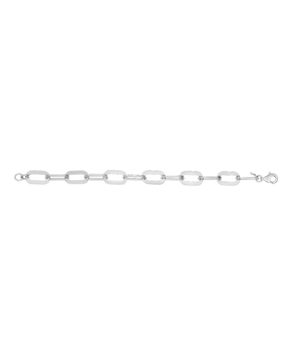 Sterling Silver Italian Link Paperclip Chain