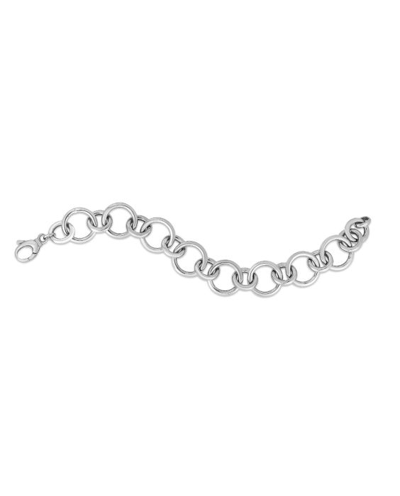 Silver Round Link Chain