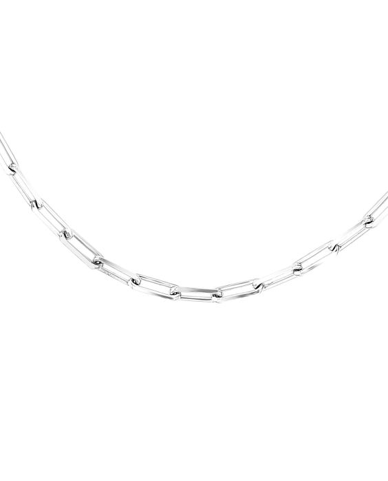 Silver 2.5mm Paperclip Chain 