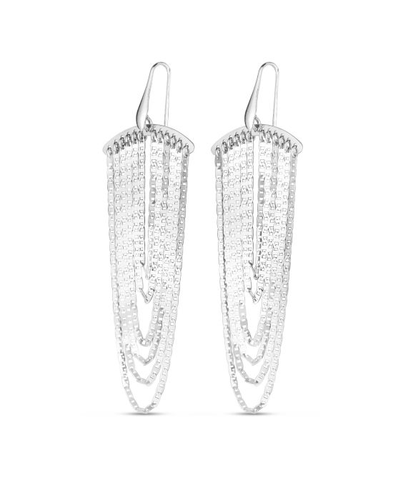 Sterling Silver Chandelier Earrings