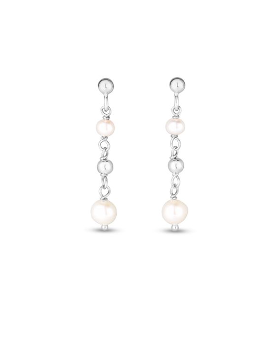 Sterling Silver Pearl Drop Earrings