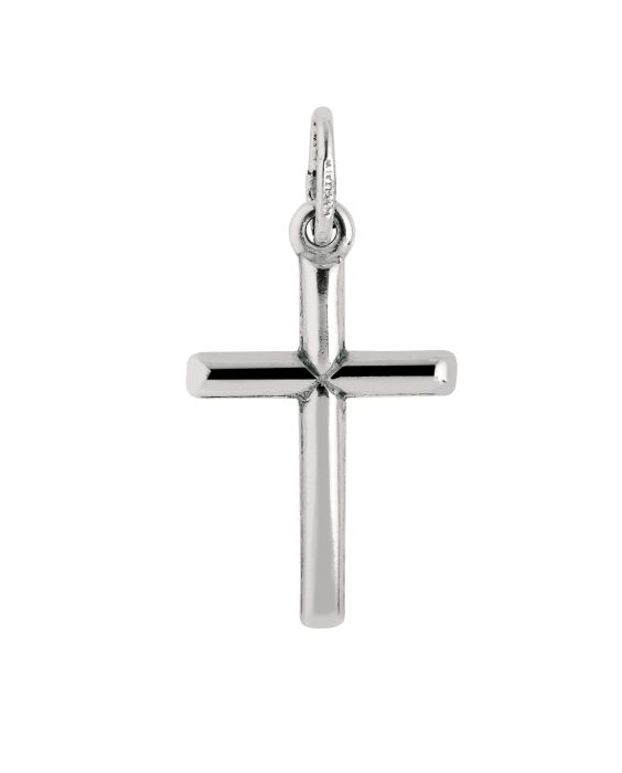  Silver Small Tube Cross