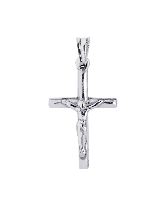 Silver Crucifix Cross Pendant
