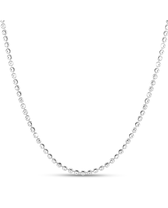 Sterling Silver 2.5mm Moon-cut Bead Chain